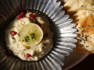 Baba Ganoush with Pita Bread
