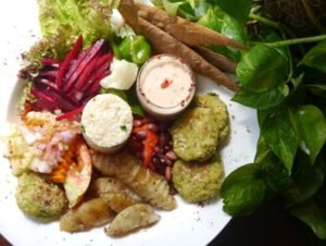 Baked Falafel Buddha Bowls