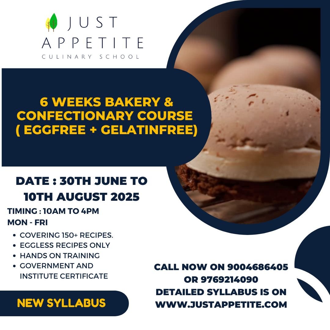 6 Weeks Bakery And Confectionary Programme
