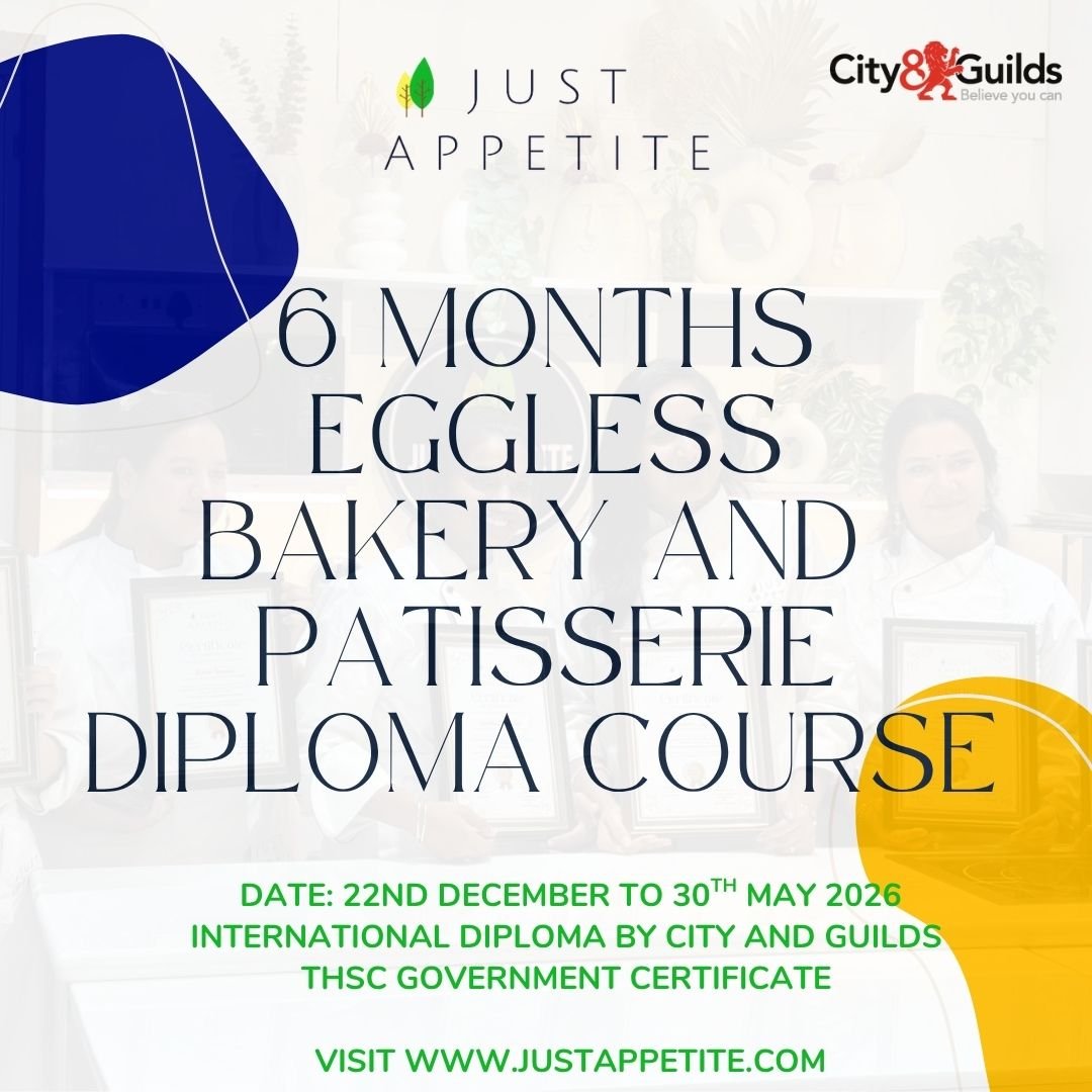 6 Months Intensive Eggless Bakery and Patisserie Diploma-22ND DECEMBER 2025