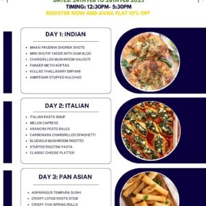 5 Days Modern Outdoor Catering Course(Pure Vegetarian)-24th Feb'25
