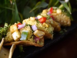 Paneer Tacos Chaat