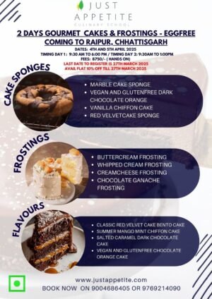 2 Days Gourmet Cakes & Frosting-Raipur