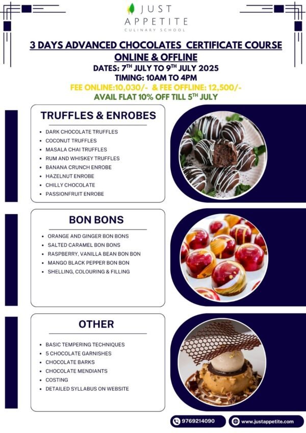 3 Days Advanced Chocolate Course