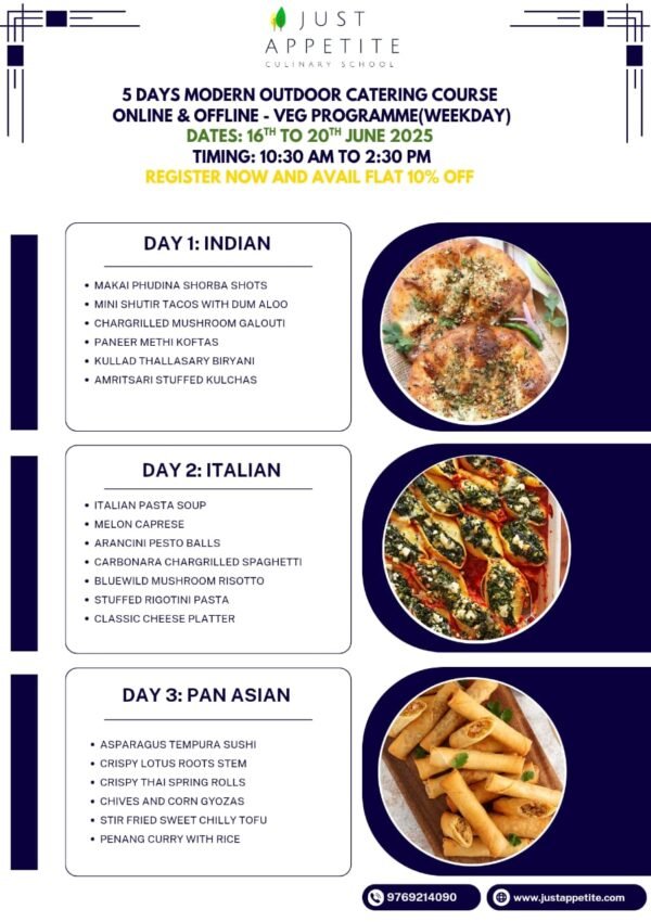 5 Days Modern Outdoor Catering Course