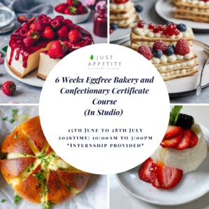 6 Weeks  Eggless Bakery And Confectionary Programme - 15th June to 28th July 2026