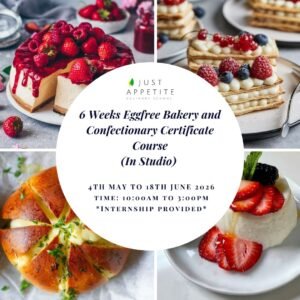 6 Weeks  Eggless Bakery And Confectionary Programme- 4th May to 18th June 2026