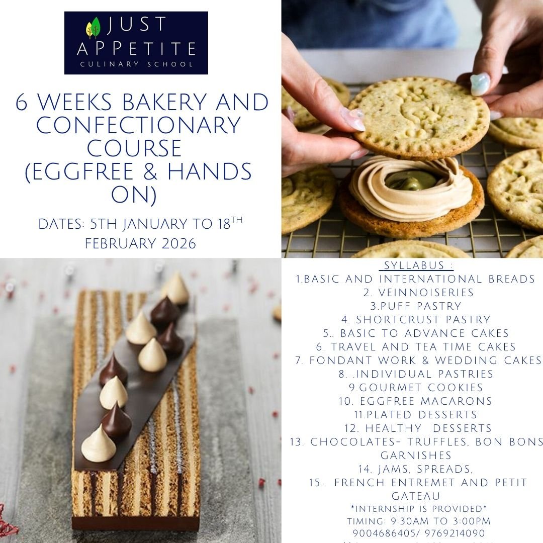 6 Weeks Bakery And Confectionary Programme- 5TH JANUARY 2026
