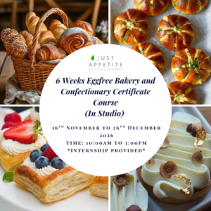 6 Weeks  Eggless Bakery And Confectionary Programme - 16th November to 26th December