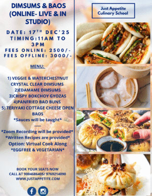 DIMSUMS AND BAOS - 17TH DEC'25