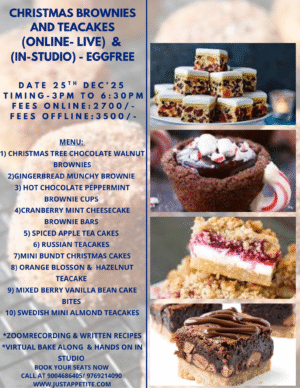 XMAS TEACAKES AND BROWNIES - 25TH DEC