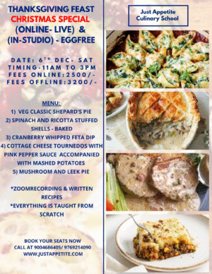 XMAS THANKSGIVING DINNER- 6TH DEC