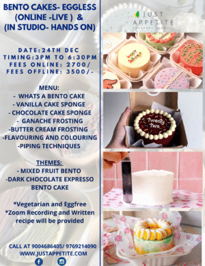 XMAS BENTO CAKES - 24TH DEC