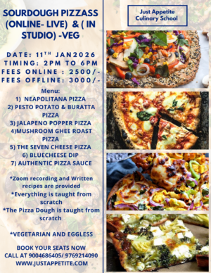 SOURDOUGH PIZZASS- 11TH JAN – 2PM TO 6PM