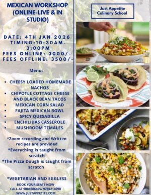MEXICAN WORKSHOP - 4TH JAN - 10:30 AM TO 2:30 PM