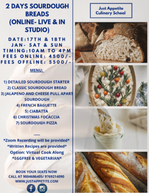 2 DAYS SOURDOUGH BREADS - 17TH AND 18TH JAN