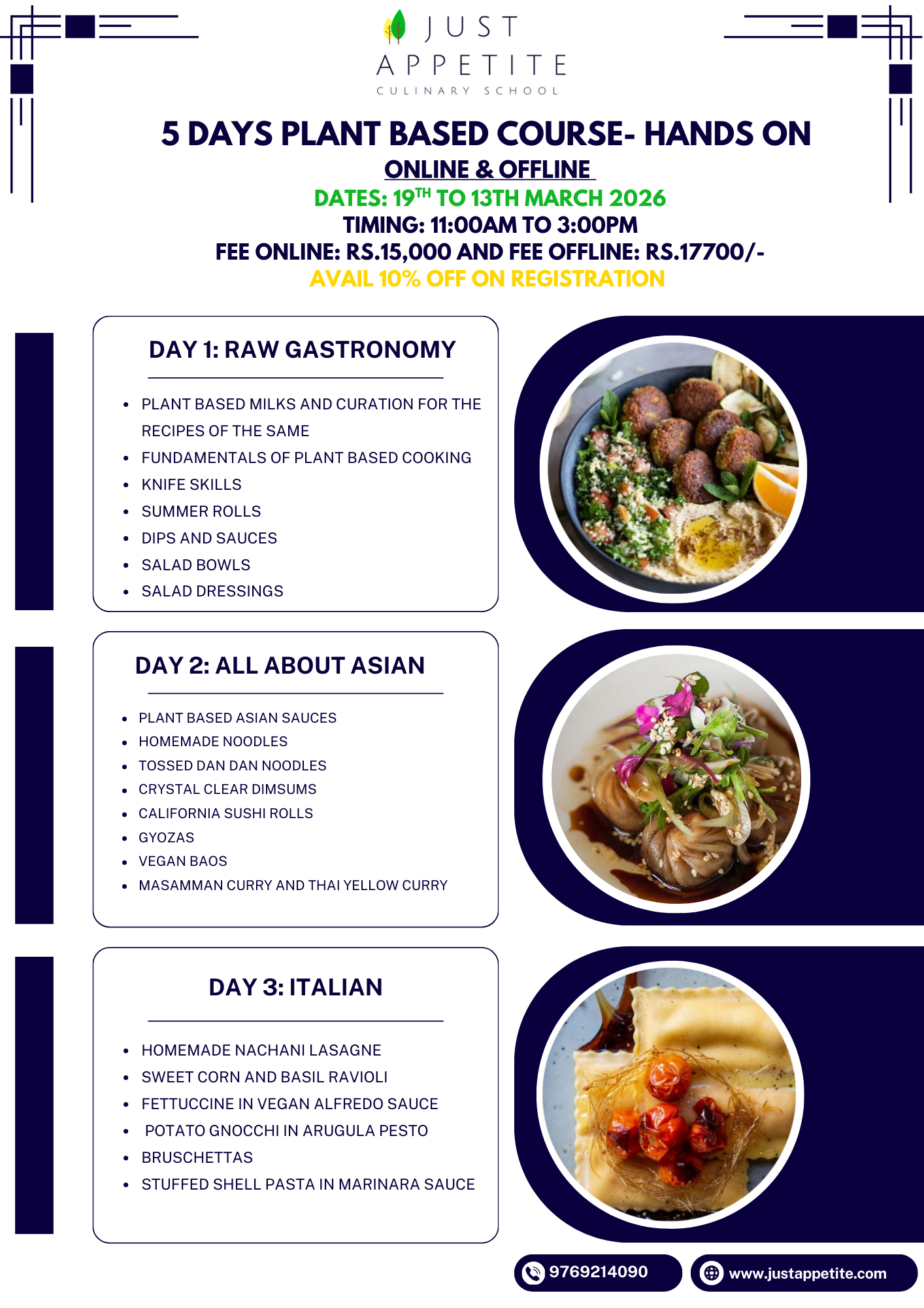 5 DAYS PLANT BASED COURSE- 9TH TO 13TH MARCH - 11AM TO 3PM - Image 3