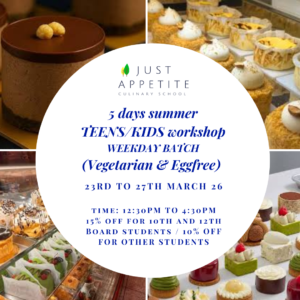 5 days summer TEENS/KIDS workshop- 23RD TO 27TH MARCH - 12:30 PM TO 4:30 PM