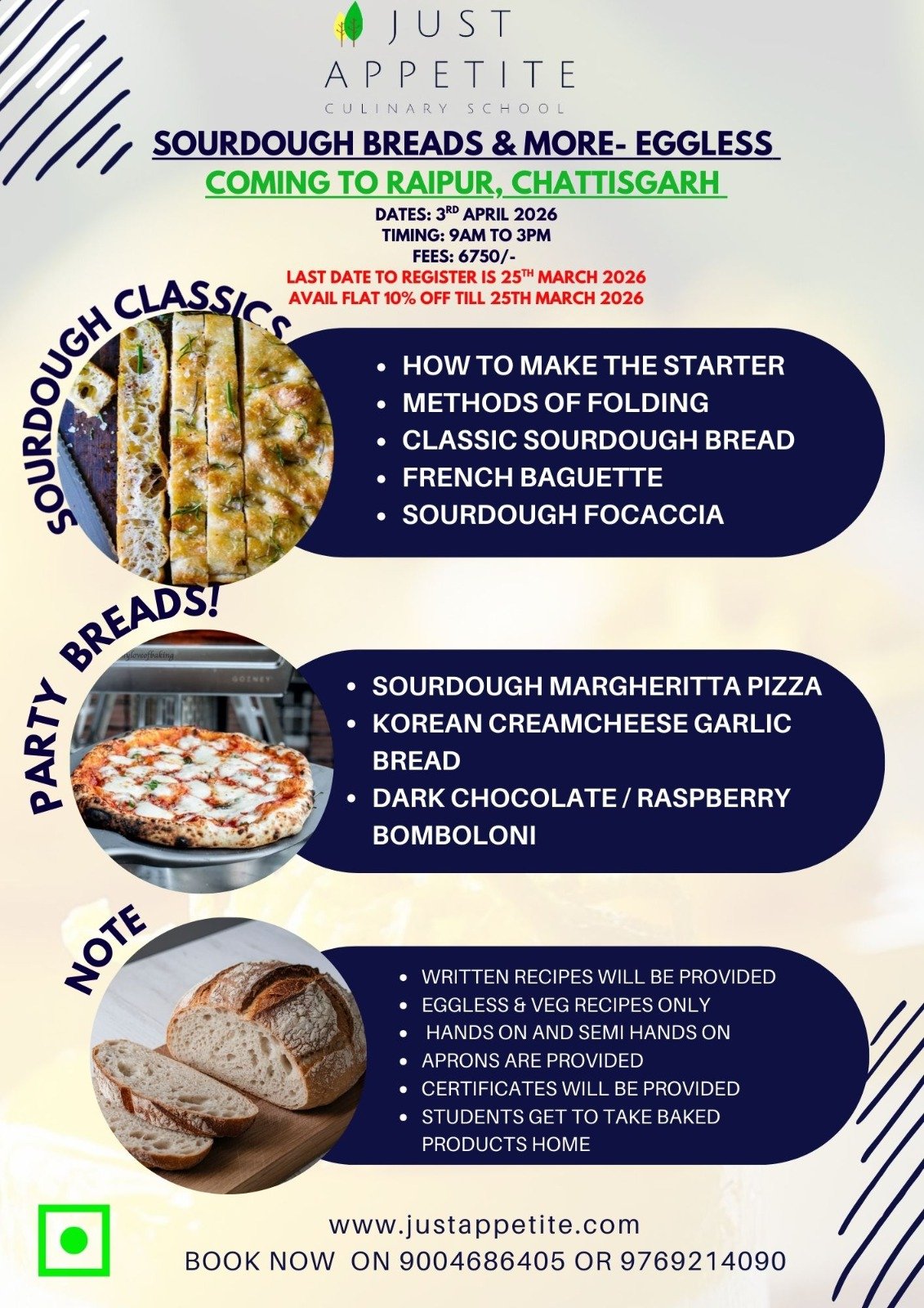 Saurdough Breads and More - Eggless