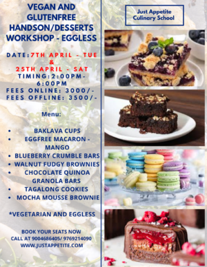 Vegan And Gluten Free Dessert - Pure Veg - 7th April and 25th April