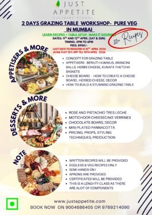 Two Days Grazing Table Workshop-11th and 12th april -(SAT&SUN)-2PM TO 6PM