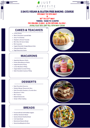 5 Days Vegan & Gluten Free 18th to 22nd May