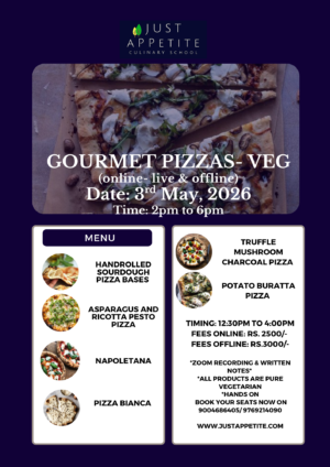 Gourmet Pizza Workshop - 3rd May