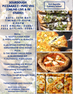 Sourdough Pizza Workshop 15th May (Friday)