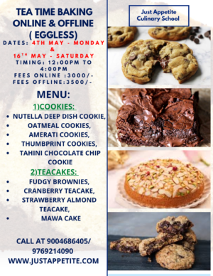 Tea Cakes Workshop - 4th May (Monday) & 16May (Saturday)