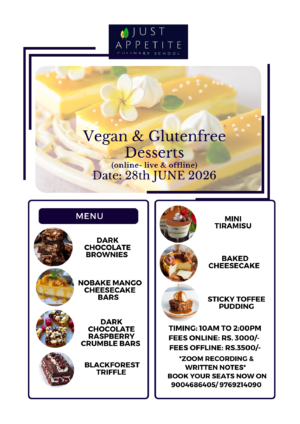 Vegan & Glutenfree Dessert - 28th June