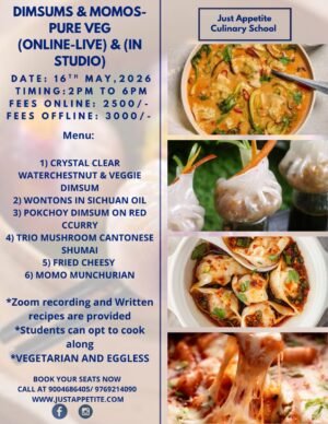DIMSUMS AND MOMOS WORKSHOP (16TH MAY)