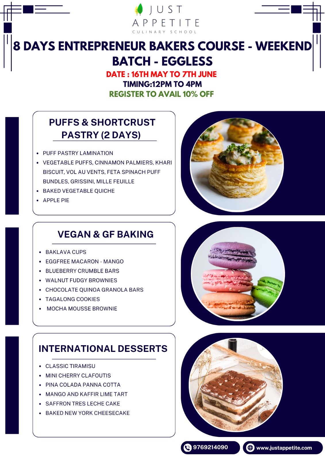 8 Days Entrepreneur Bakers Course Weekend Batch (16th May to 7th June) - Image 3