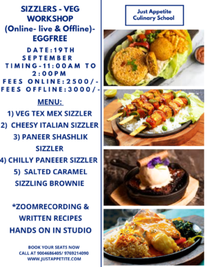 Sizzler Workshop (19th September)