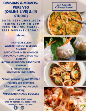 Dimsums and Momos Workshop 13th June