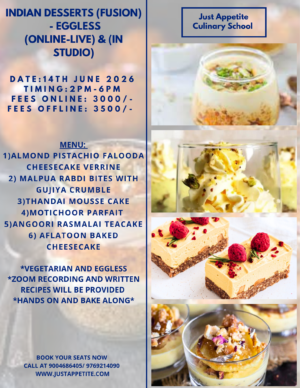 Indian Fusion Dessert 14th June