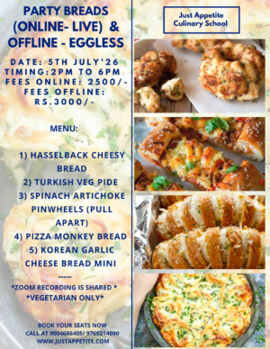 Party Bread Workshop (5th July)