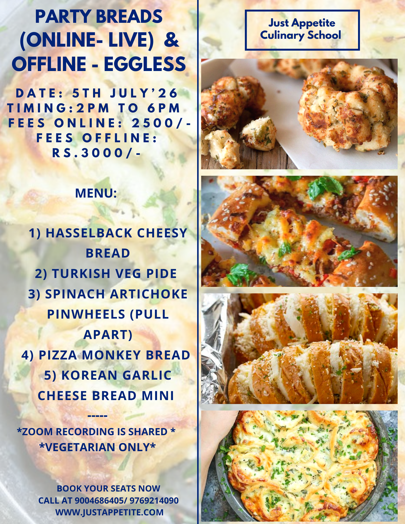 Party Bread Workshop (5th July)