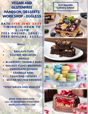 Vegan & Gluten Free Desserts 11th June
