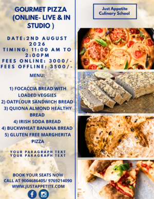 Gourmet Pizza Workshop (2nd August)