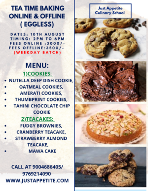 Tea Time Baking Workshop - 10th August