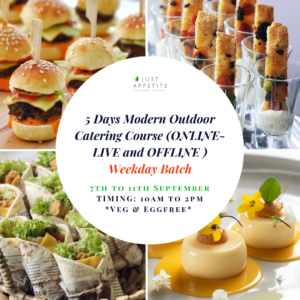 5 Days Modern Outdoor Catering Course - 7th to 11th September