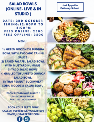 Salad Workshop - 3rd October