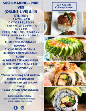 Sushi Workshop - 4th October